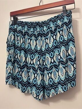 Wildfox Blue & Cream Patterned Women’s Shorts